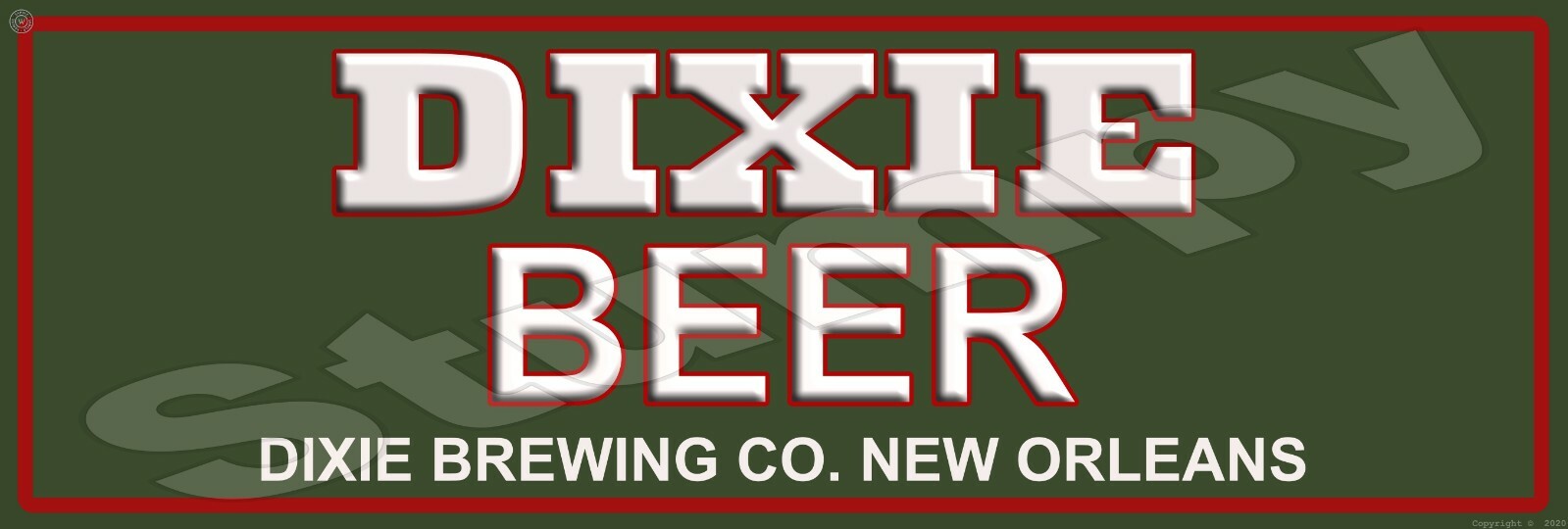 Dixie Beer  Metal Sign 6\