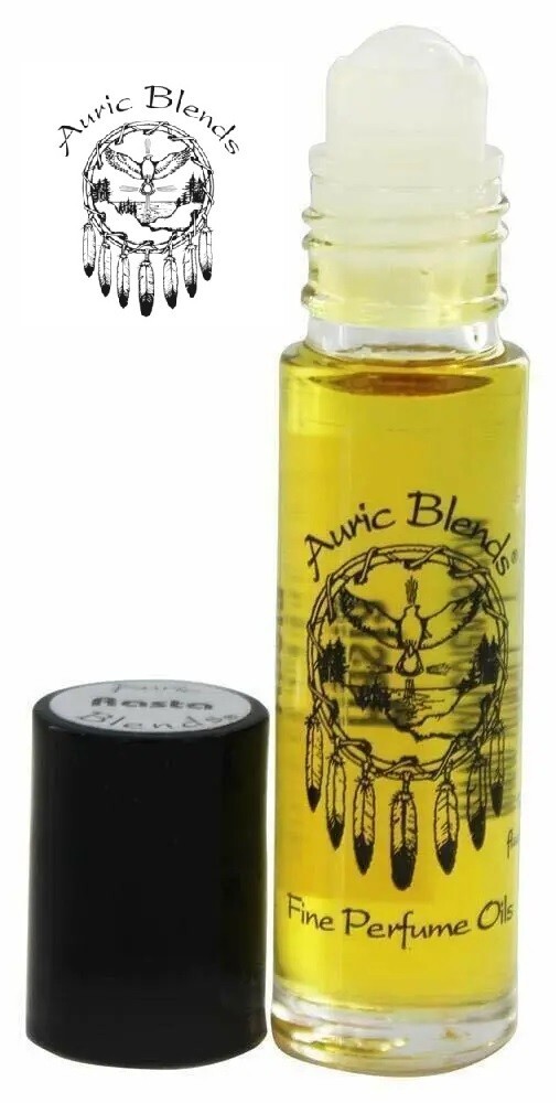 AURIC BLENDS RASTA PERFUME OIL 1/3 FL OZ ROLL ON BOTTLE Made in the USA