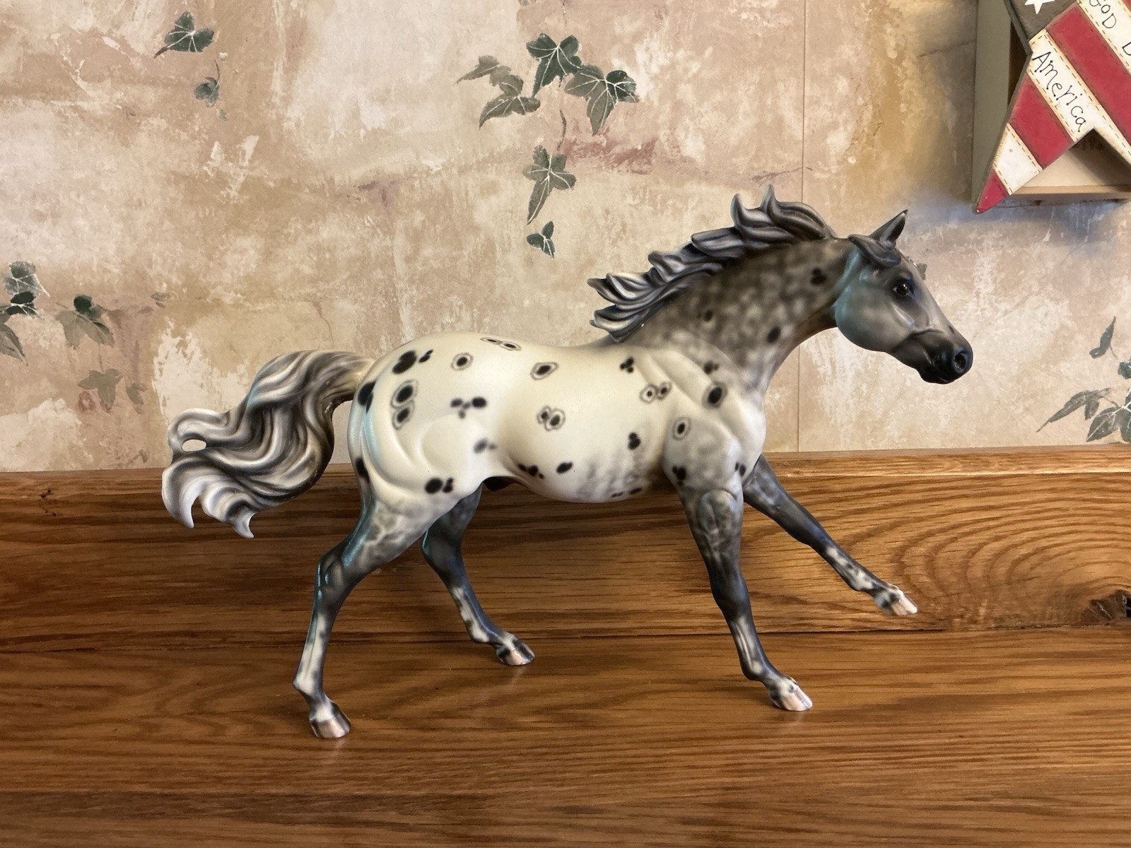 2008- - BREYER Classic American Quarter Horse Stallion Mold - CUSTOM APPALOOSA 2008- - BREYER Classic American Quarter Horse Stallion Mold - CUSTOM APPALOOSA