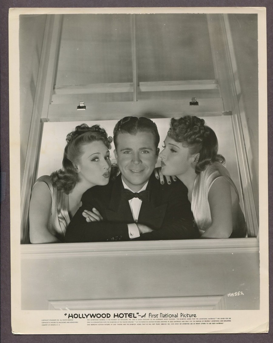 Francis Langford, Rosemary Lane, Dick Powell 1937 Hollywood Hotel Pinup Sexy