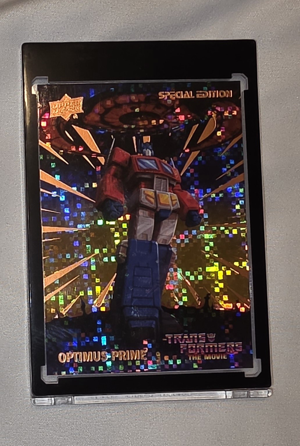 Upper Deck Transformers The Movie 40th Unicron Parralel Optimus Prime Rare 66/86