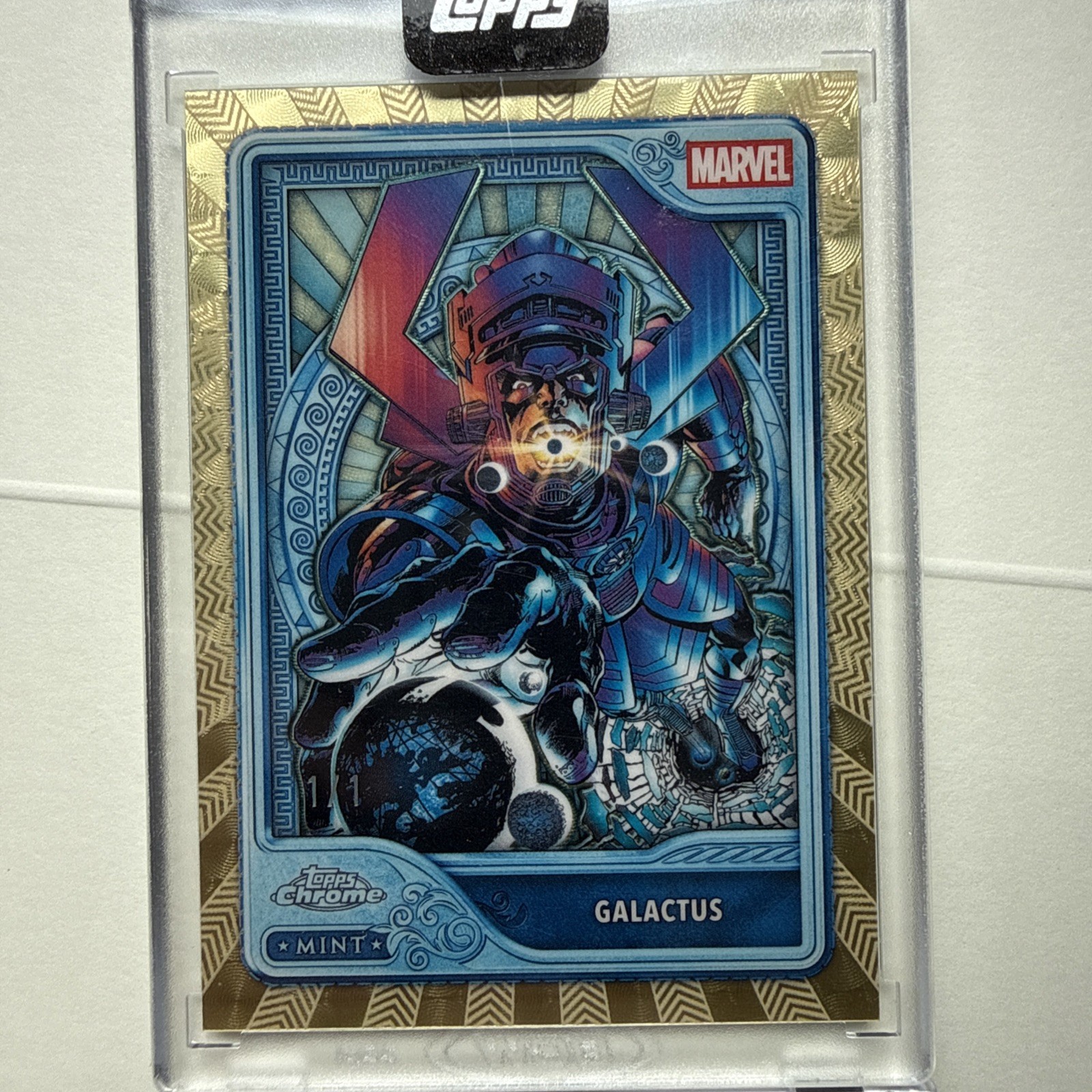 Topps 2026 Mint Marvel Galactus 1/1 In Marvel We Trust Platinum Card Topps 2026 Mint Marvel Galactus 1/1 In Marvel We Trust Platinum Card