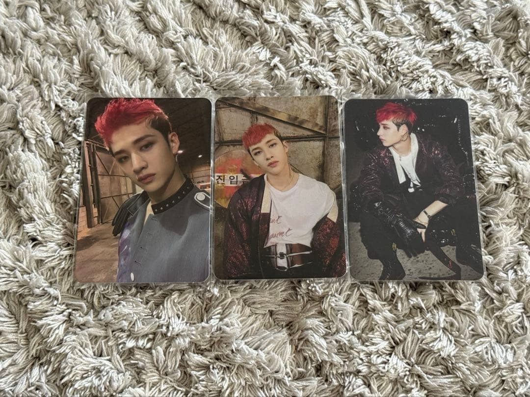 Stray Kids IN生 Photo Card Bang Chan Album 3-piece Double-sided Photo Card Stray Kids IN生 Photo Card Bang Chan Album 3-piece Double-sided Photo Card