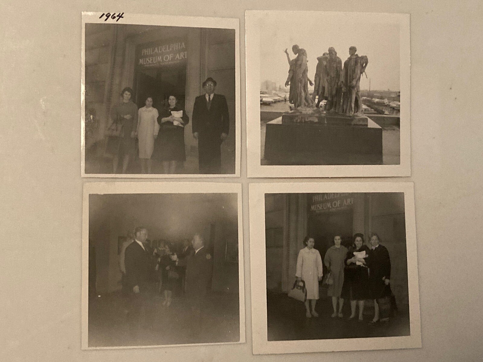 Philadelphia Museum of Art - Lot of 4 Vintage Photos - Philadelphia, PA c1964