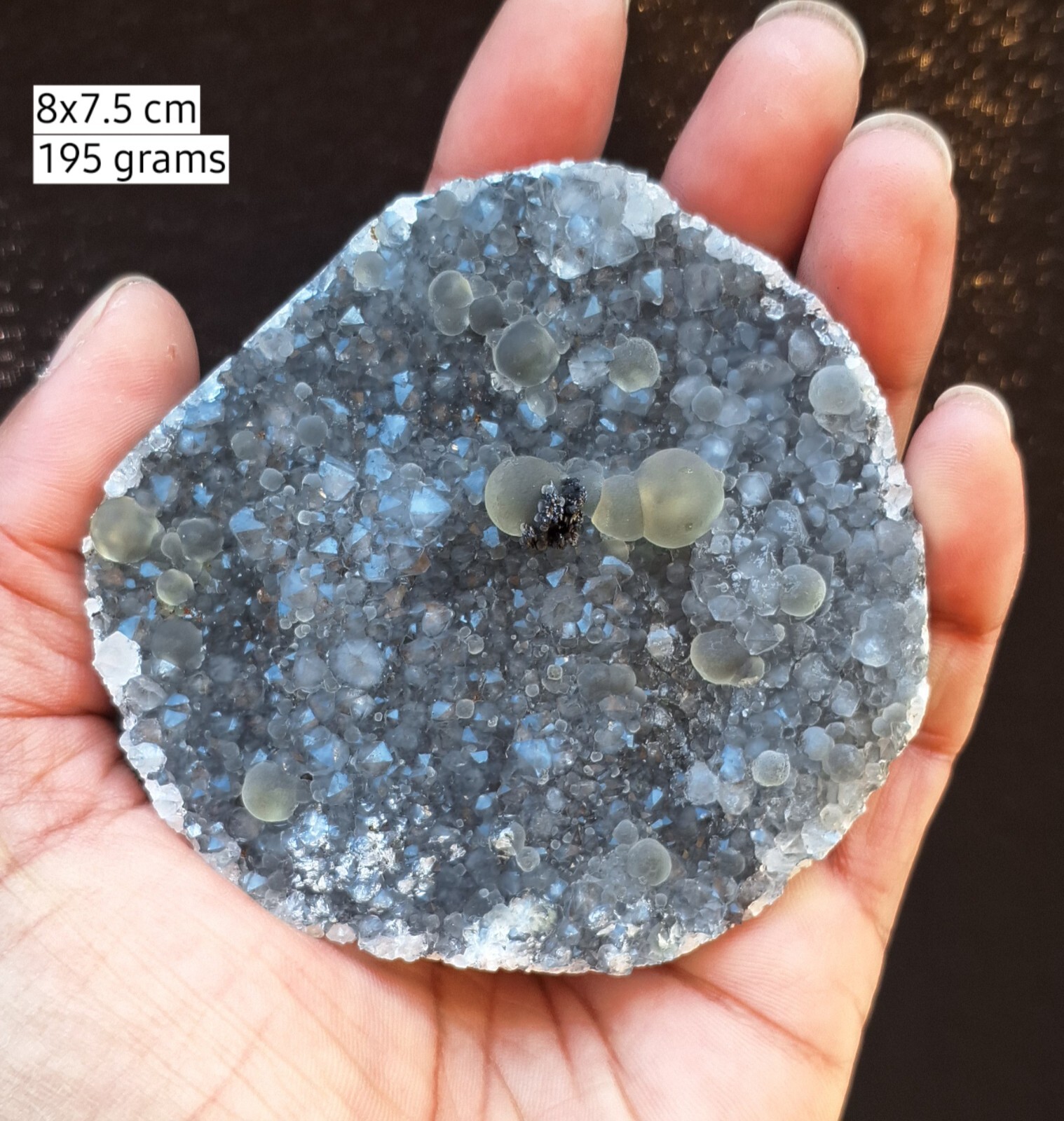 wow  yellow fluorite balls w/ julgoldite quartz matrix minerals specimens #195