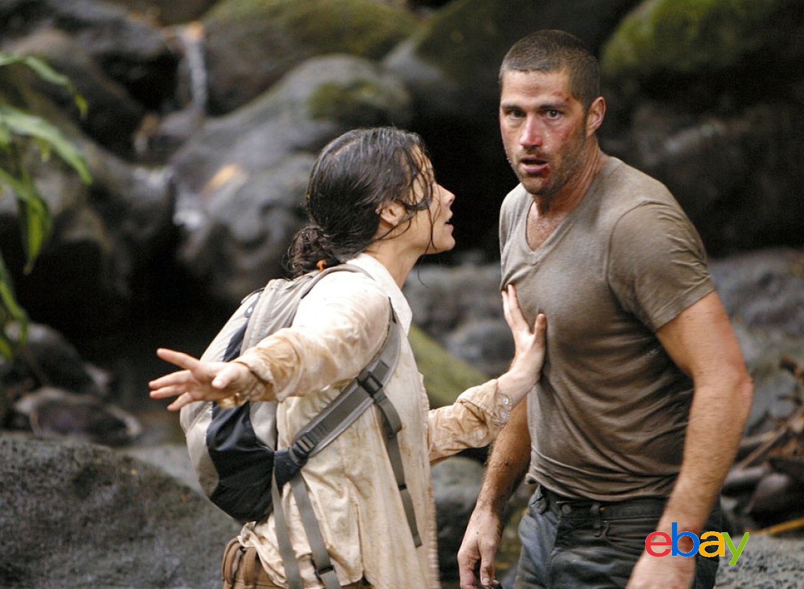 PHOTO LOST LES DISPARUS - MATTHEW FOX & EVANGELINE LILLY - 11X15 CM #4