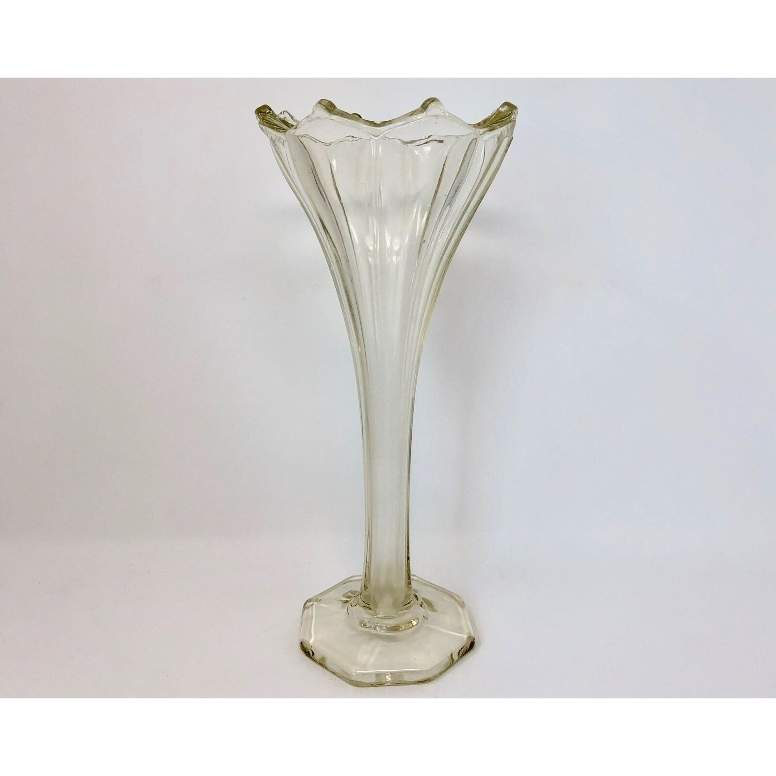 1900s United States Glass Co. Portland Vase Pressed Paneled EAPG Glass