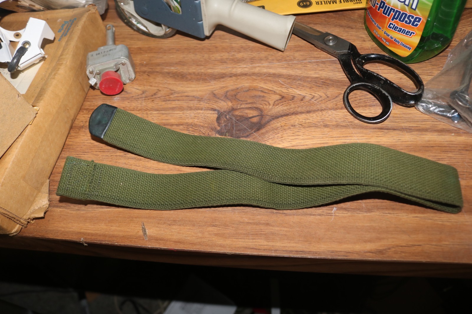 NOS USGI Vietnam era OD cotton canvas webbing strap 30 \