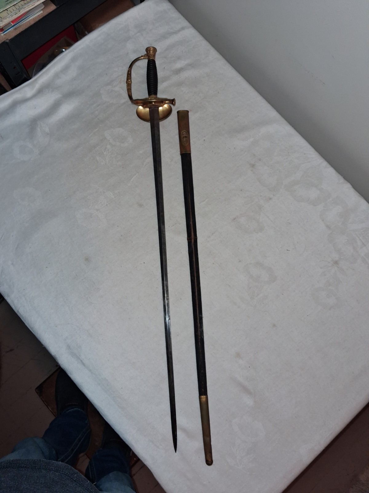 Antique June of 1822 French Bourbon Restoration Era General Staff Officers Sword Antique June of 1822 French Bourbon Restoration Era General Staff Officers Sword
