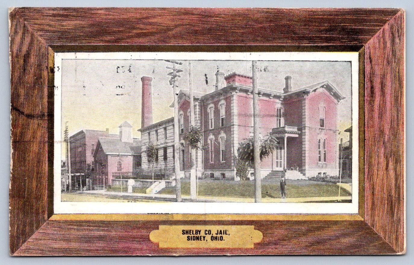 K63/ Sidney Ohio Postcard c1910 Shelby County Jail Builidng 7