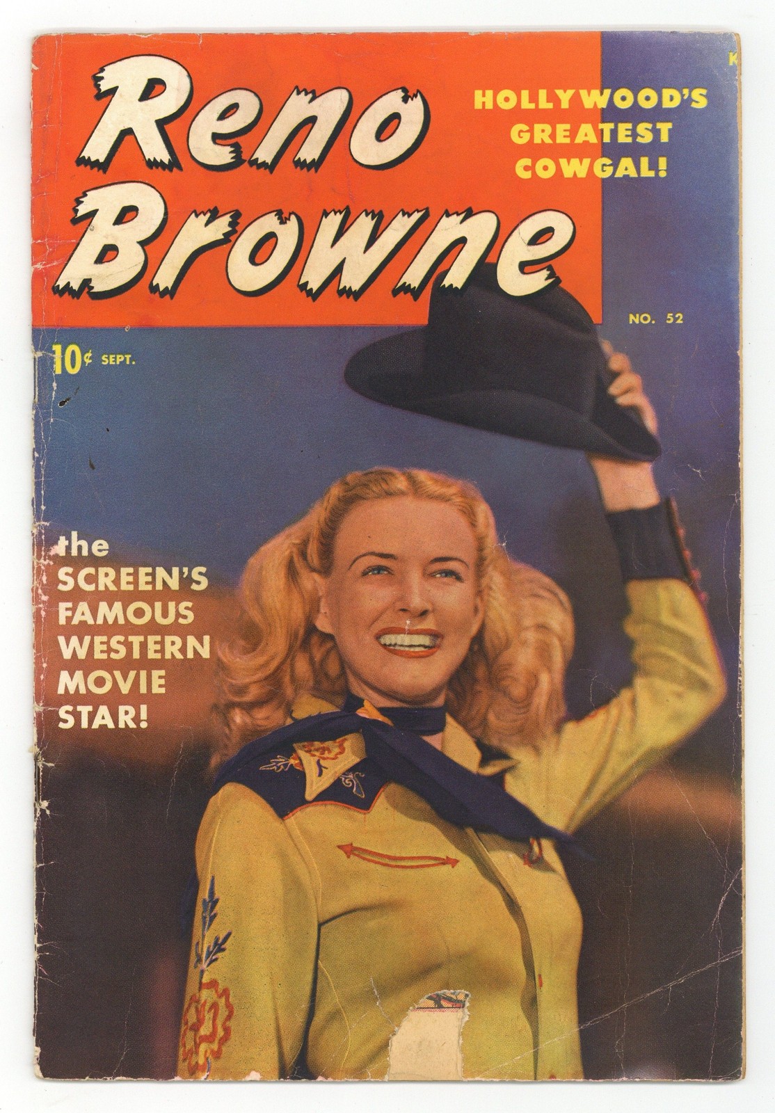 Reno Browne, Hollywood's Greatest Cowgirl #52 GD- 1.8 1950