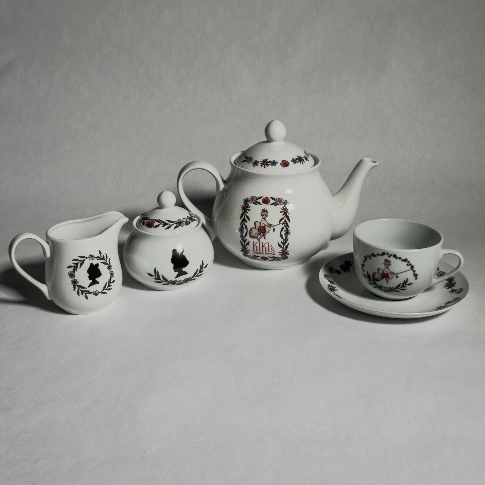 Rare Kiki\'s Delivery Service Tea Set- Retired BoxLunch Exclusive Studio Ghibli