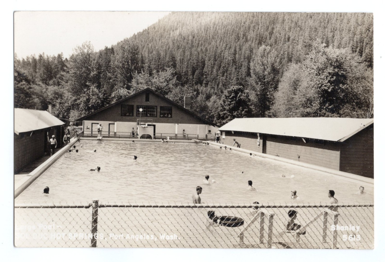c1940s - Sol Duc Hot Springs Port Angeles Washington RPPC Postcard - XL4i