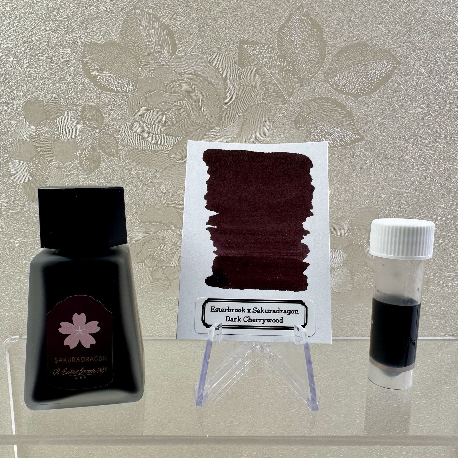 Fountain Pen Ink Samples Esterbrook x Sakuradragon Dark Cherrywood 3mL