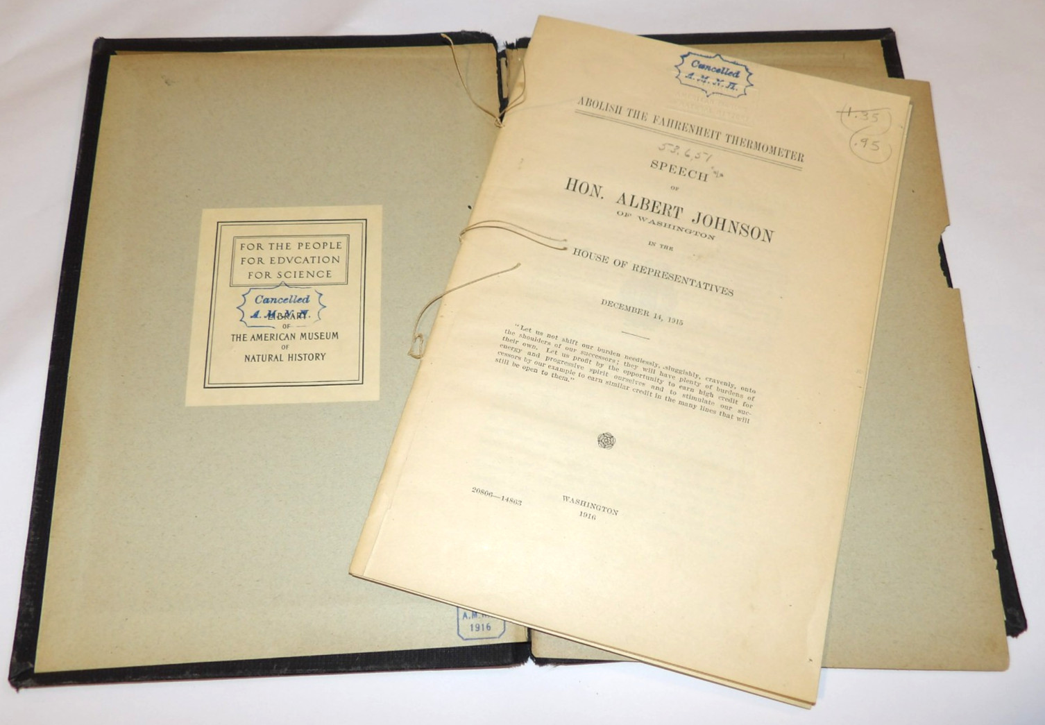 VINTAGE 1916 BOOK \