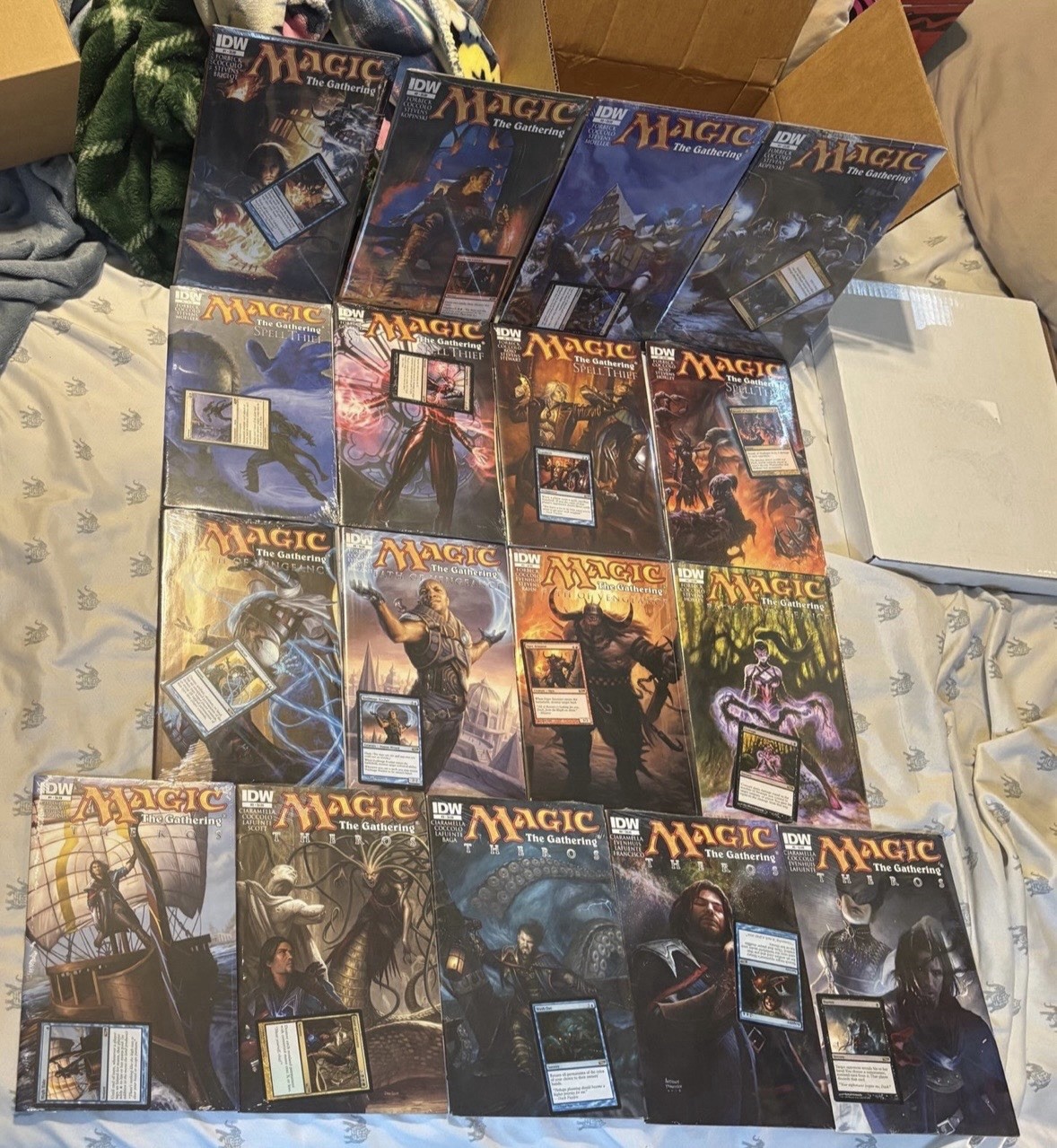 MTG Complete Factory Sealed Set IDW Comics w/ Exclusive Stamped MTG Promo Cards