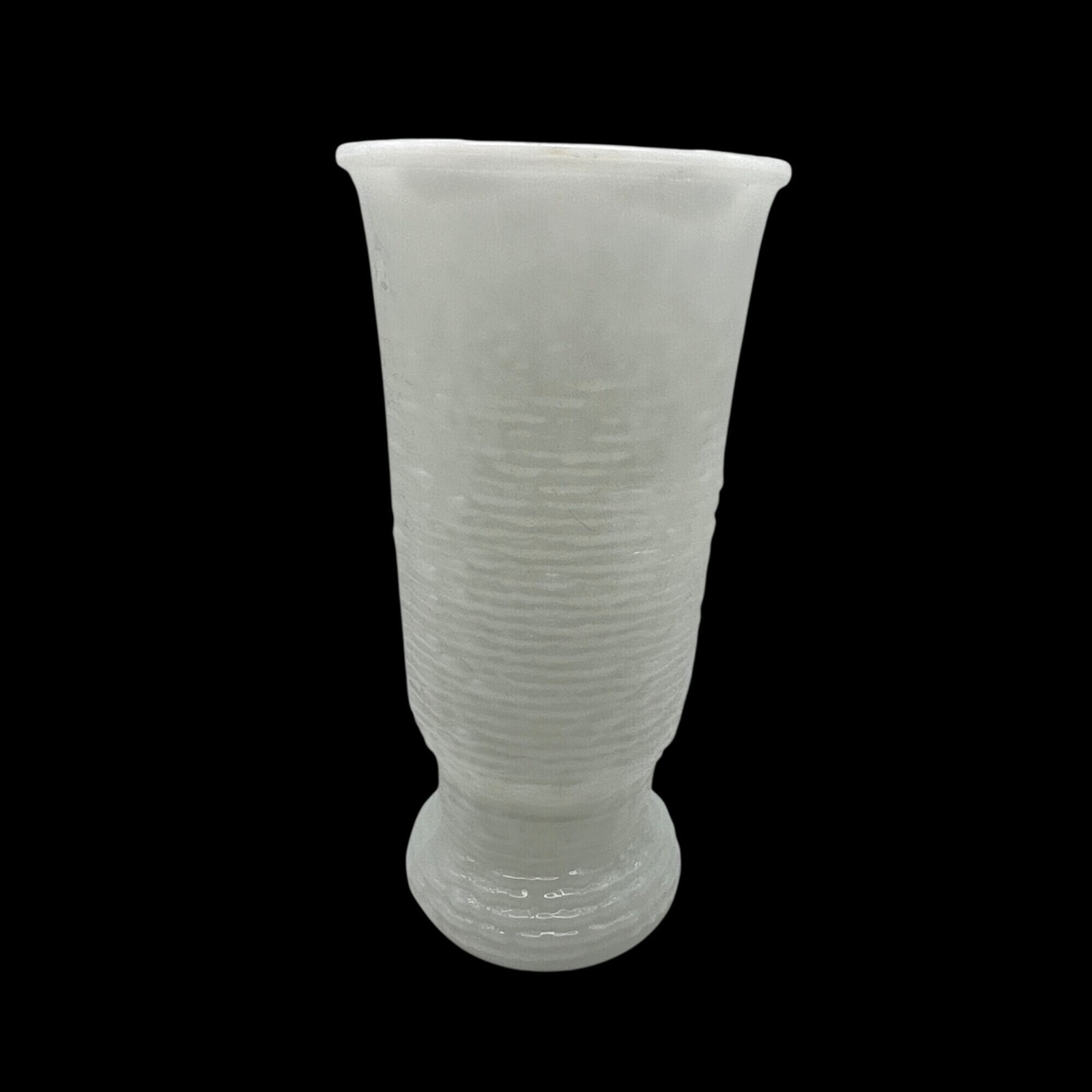 Vintage Napco Milk Glass Vase 9.5 