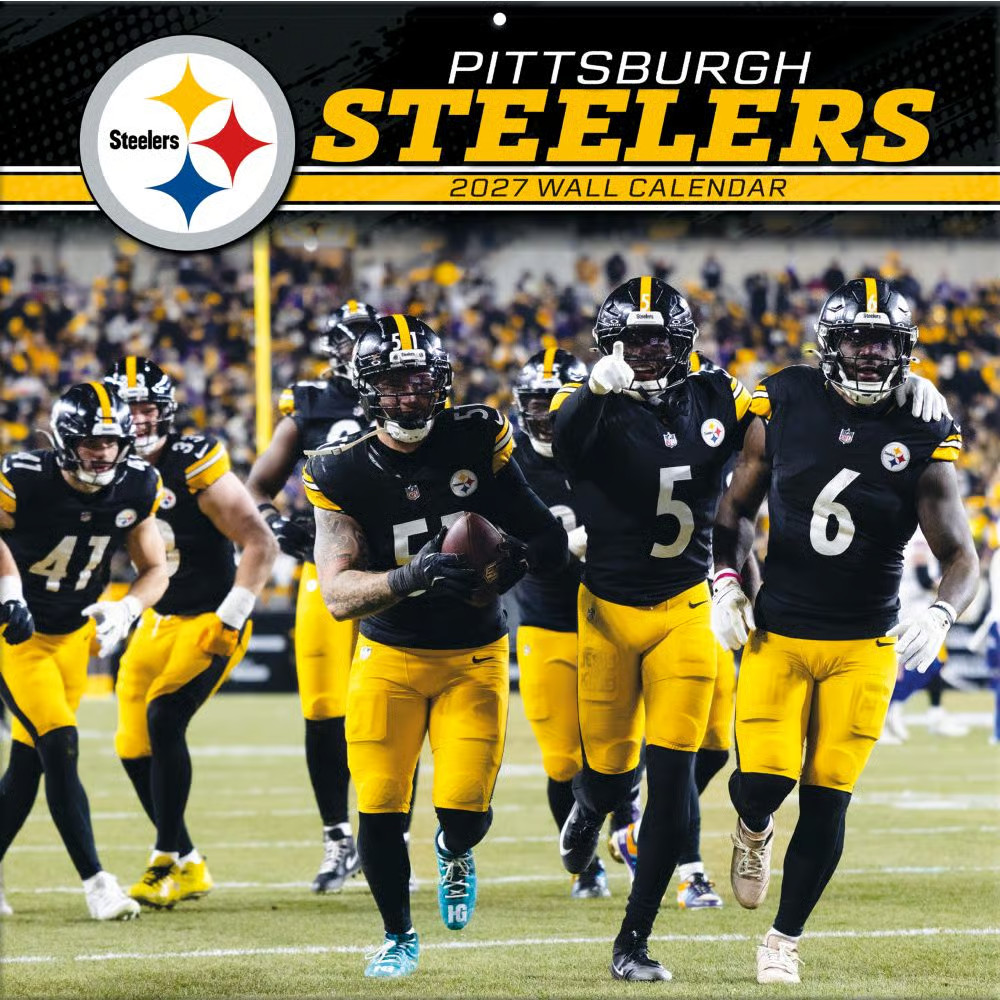 Turner Licensing, NFL Pittsburgh Steelers 2027 Wall Calendar Turner Licensing, NFL Pittsburgh Steelers 2027 Wall Calendar