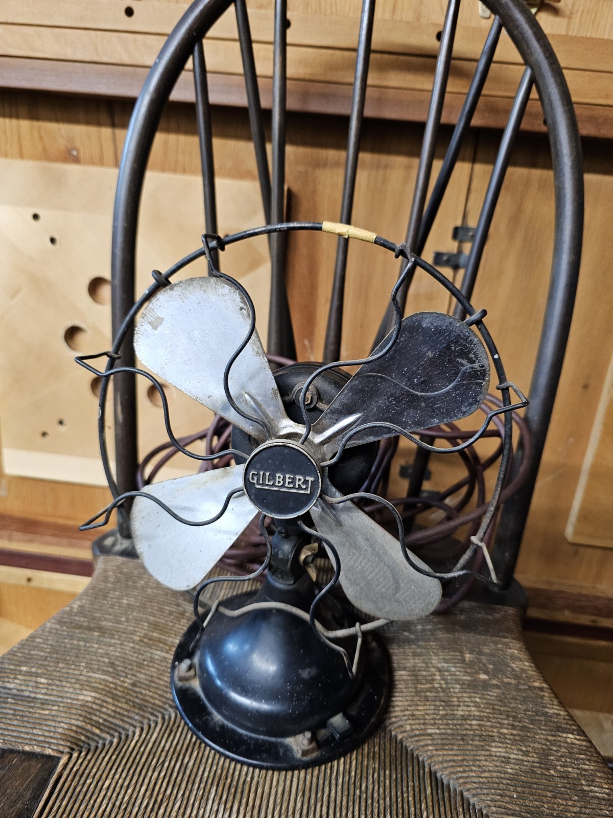 Vintage 1930s AC Gilbert Model M1384 Fan
