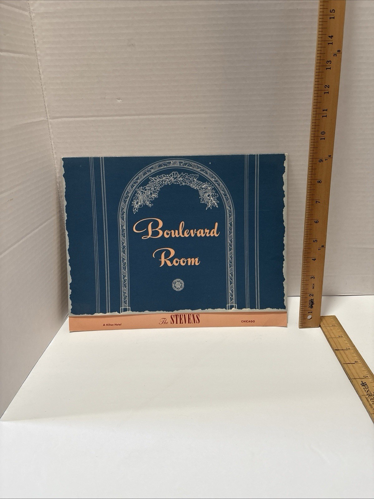 1947 Stevens Hotel Boulevard Room Dinner Menu Chicago Vintage Original 1947 Stevens Hotel Boulevard Room Dinner Menu Chicago Vintage Original
