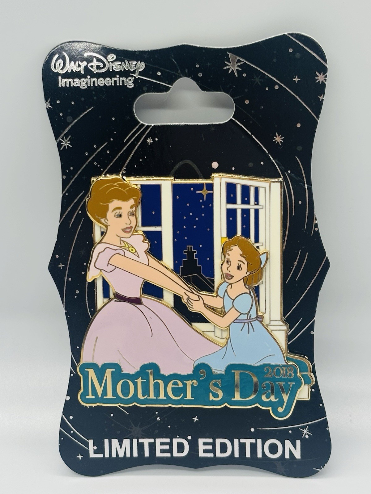 WDI Mothers Day 2018-Wendy & Mrs. Darling-Peter Pan LE 200 Disney Pin NWT