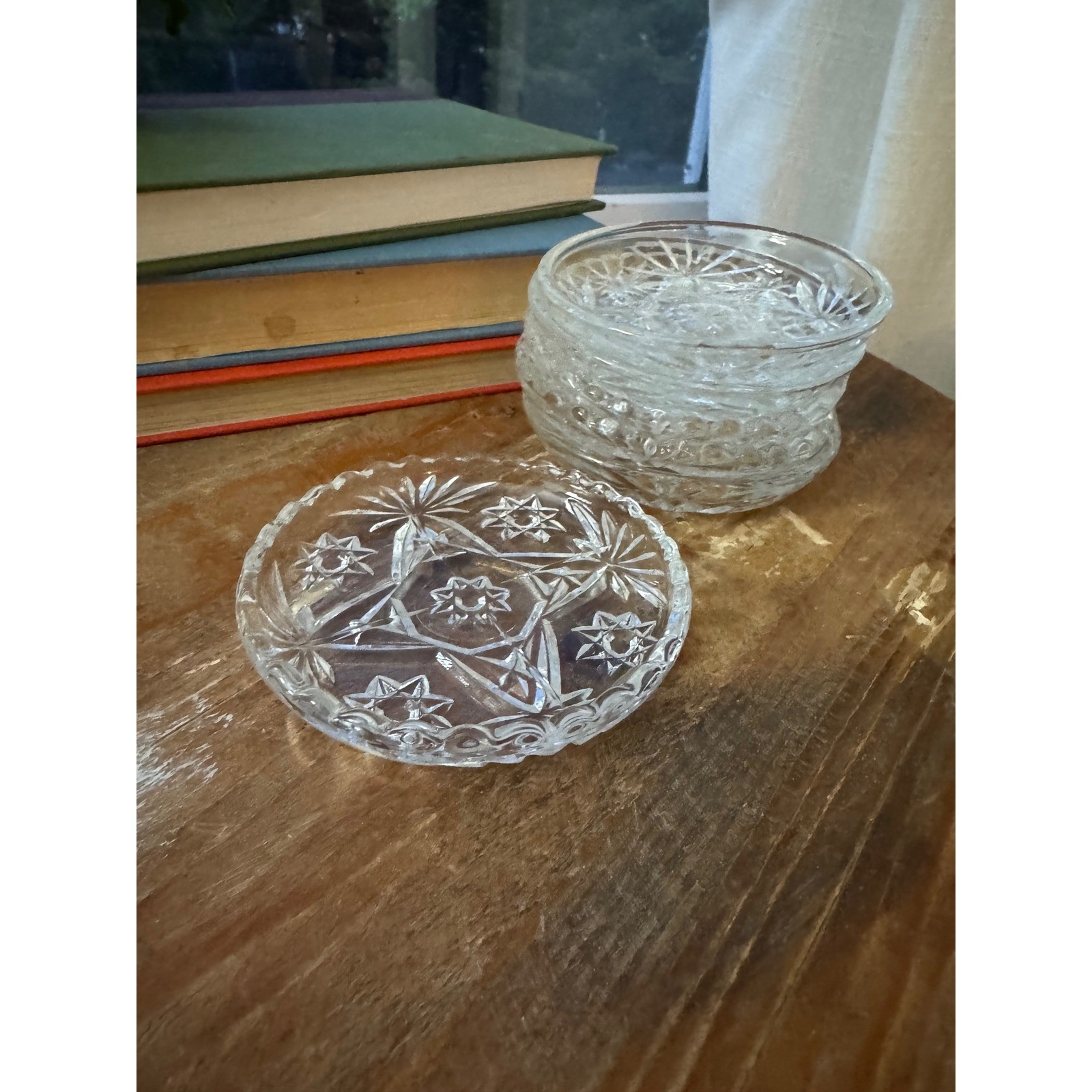 VTG Anchor Hocking Glass Coasters Mixed Set 3 EAPC Star of David 3 Stars & Bars VTG Anchor Hocking Glass Coasters Mixed Set 3 EAPC Star of David 3 Stars & Bars