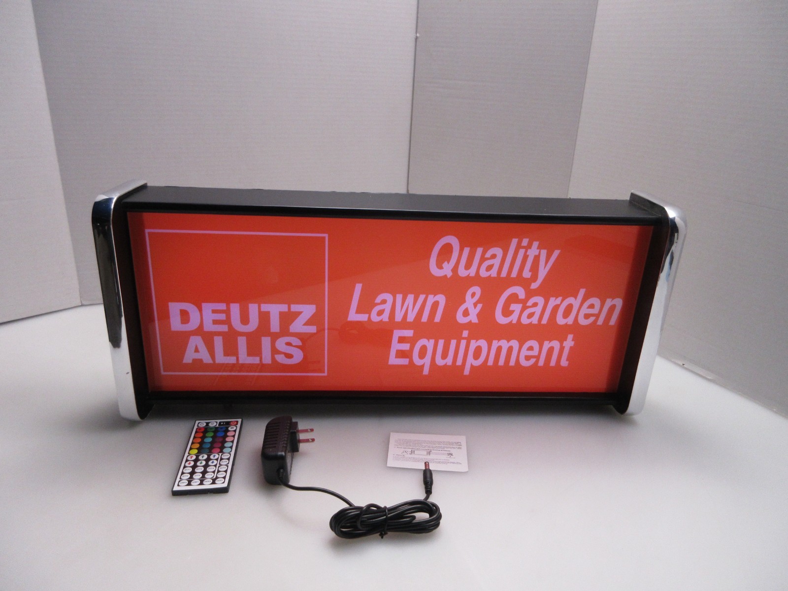 Deutz Allis Lawn & Garden LED Display lighted sign lightbox Wall hanging Light