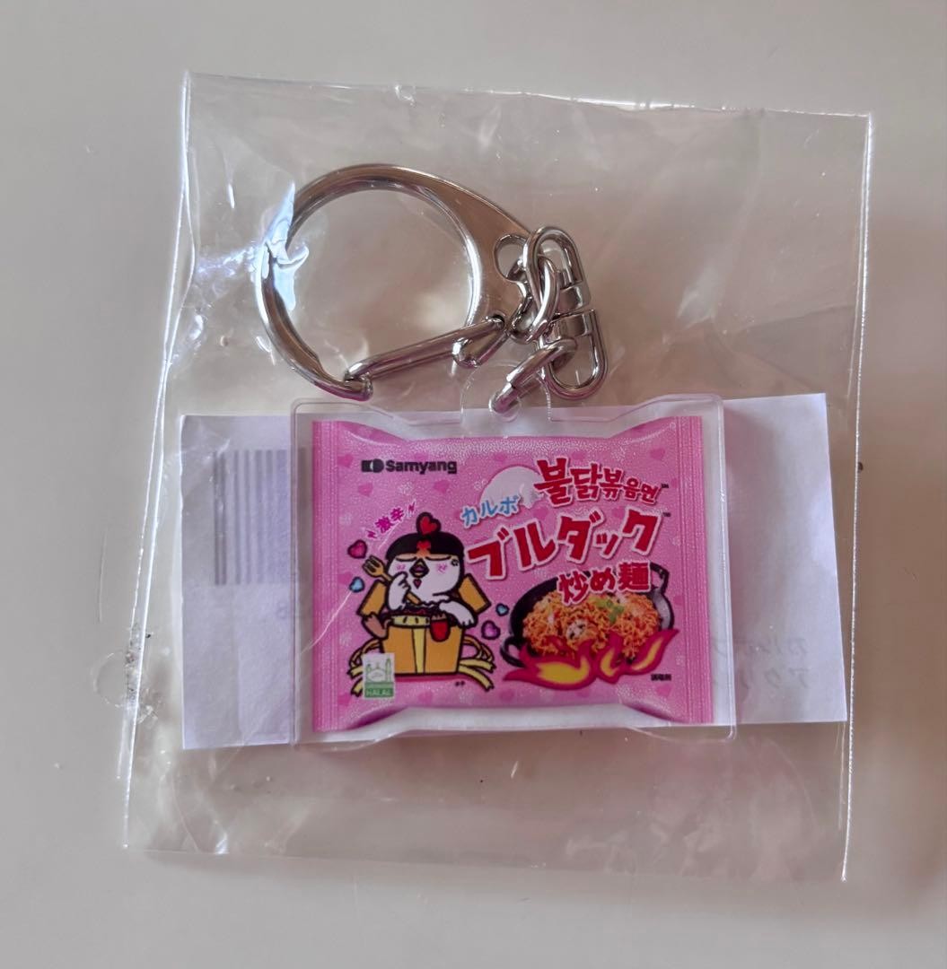 Buldak Stir-fried Noodles Acrylic Keychain Buldak Stir-fried Noodles Acrylic Keychain