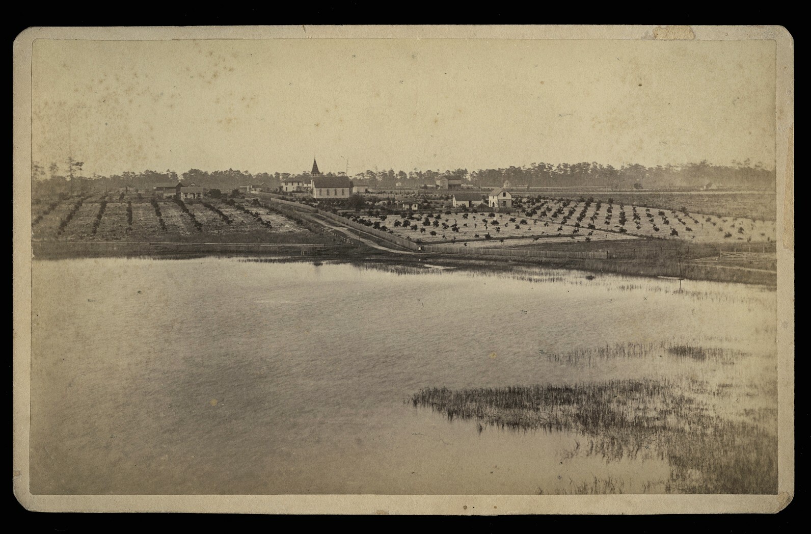 1800s Boudoir Photo Birds Eye Landscape View Palatka Ocala Ft Augustine Florida