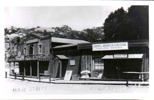 postcard Gen'l Merchandise Ghost Town Area Knotts Berry Farm Buena Park B3700