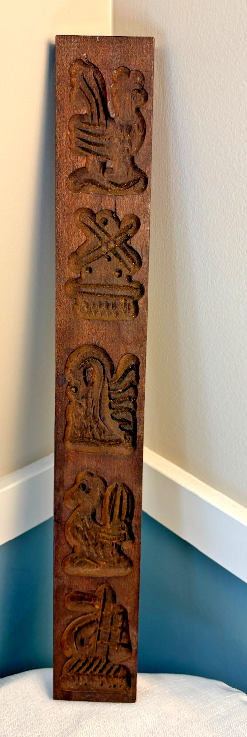 Antique Carved Wood Wooden Tall 20\