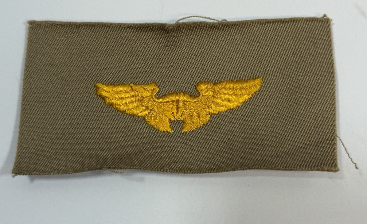 Vintage Military U.S.A.A.F. Flight Instructor Cloth Patch Badge 4