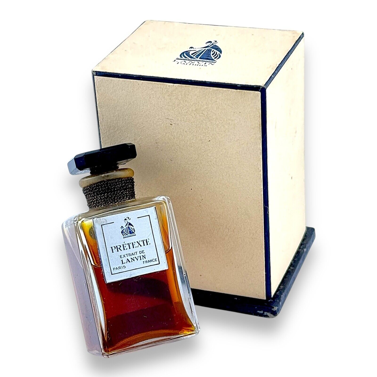 LANVIN PRÉTEXTE EXTRAIT PARFUM 1940s 15ml/0.5oz SEALED Vintage Perfume NIB HTF
