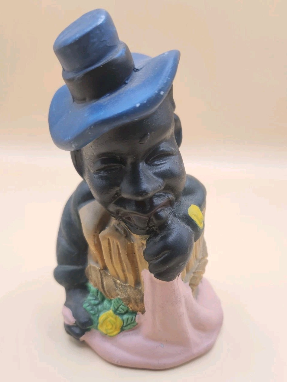 Vintage Americana Elderly Man With Top Hat 