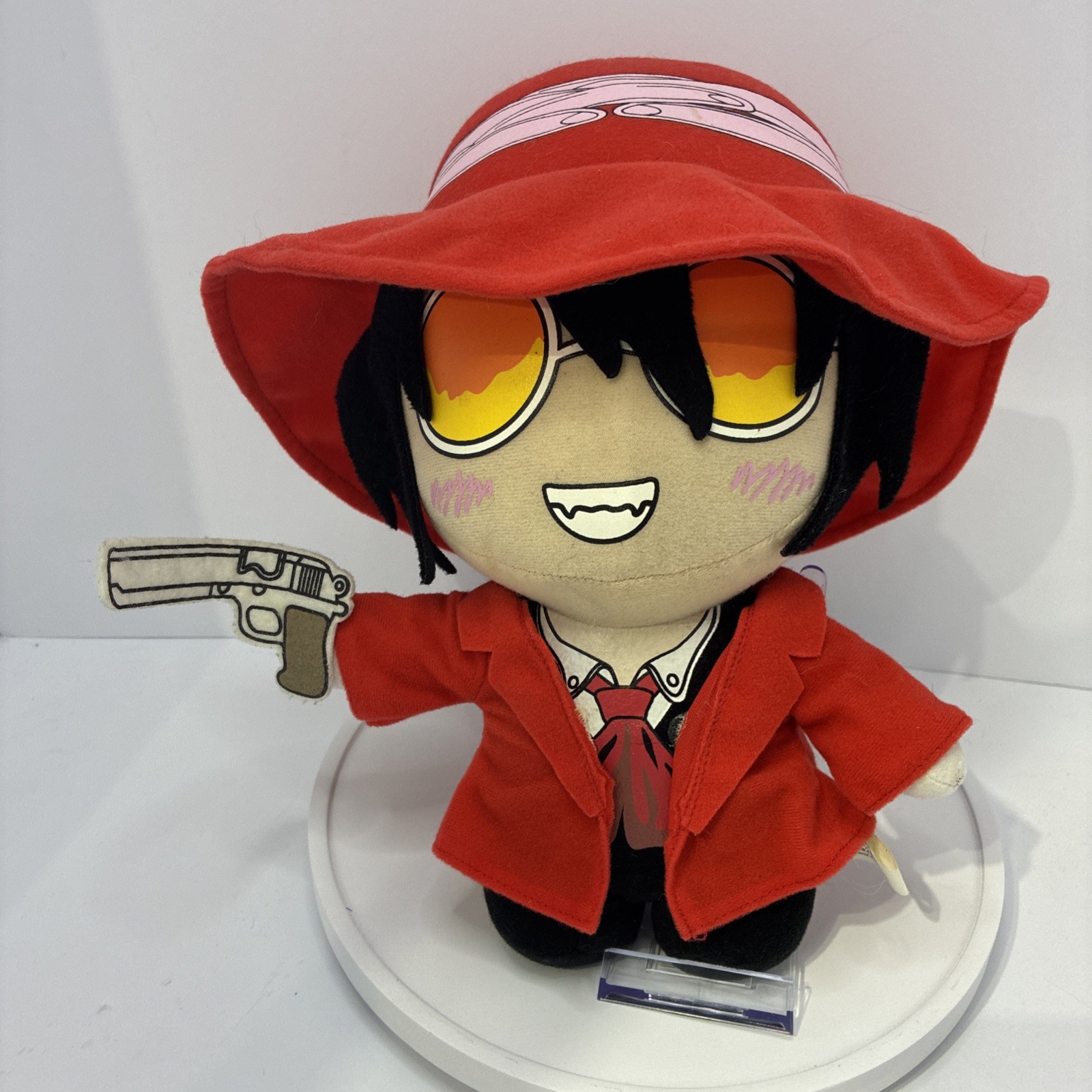 Alucard Hellsing Chibi Plush  12.5 ins read rare Anime Classic Plush Cute 