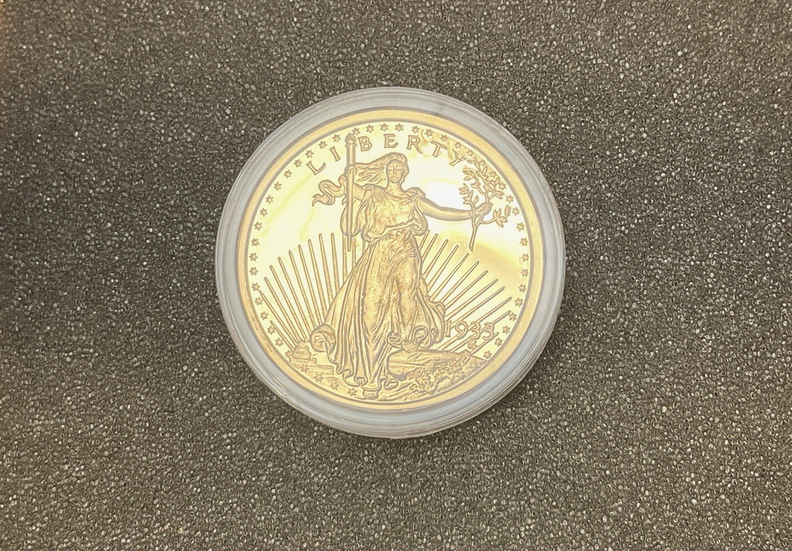 1933-Saint-Gardens Double Eagle Replica 24k Gold Plated #3106 *COPY* *FREE S/H*