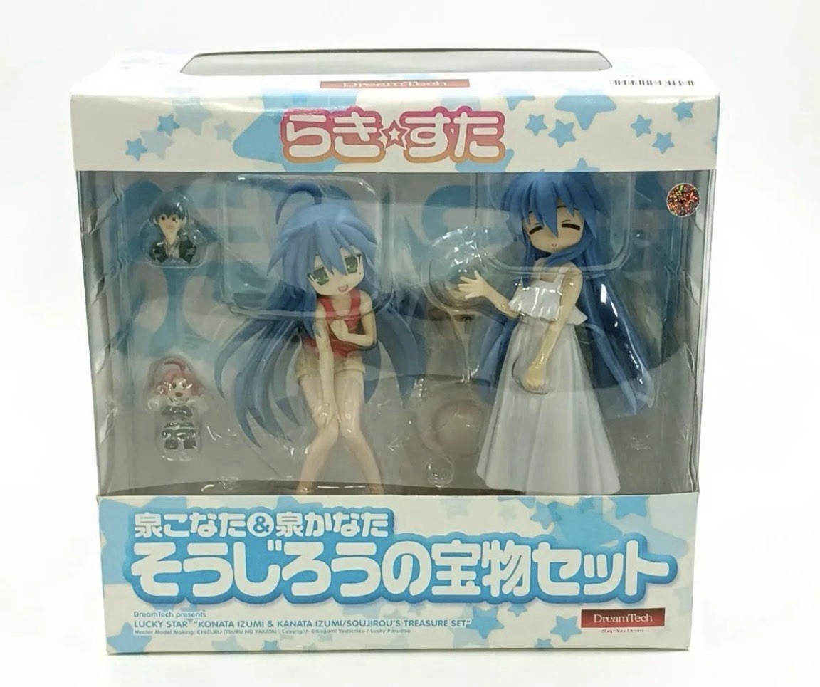 Lucky Star Konata Kanata Izumi Figure Set Akira Sojiro Kawaii Anime Unopened