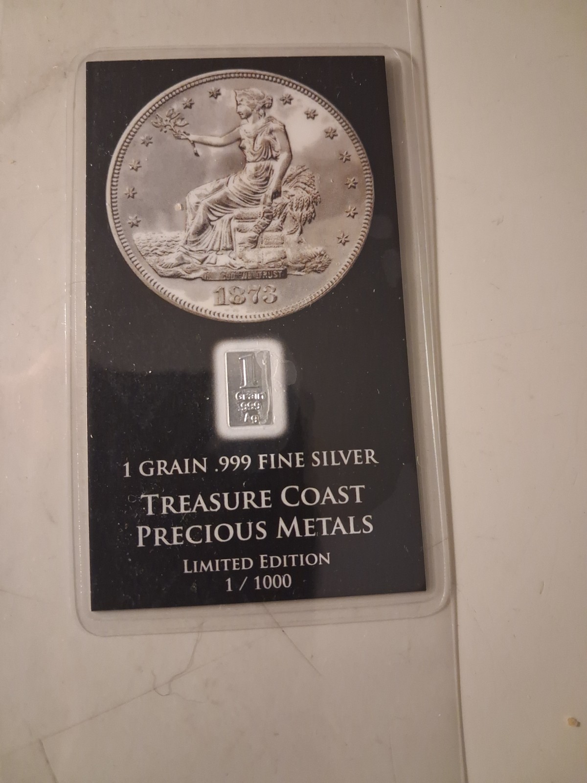 SLING'S 🪙 RARE 1829 Promissory Note Plus 1Grain SILVER Bar SLING'S 🪙 RARE 1829 Promissory Note Plus 1Grain SILVER Bar