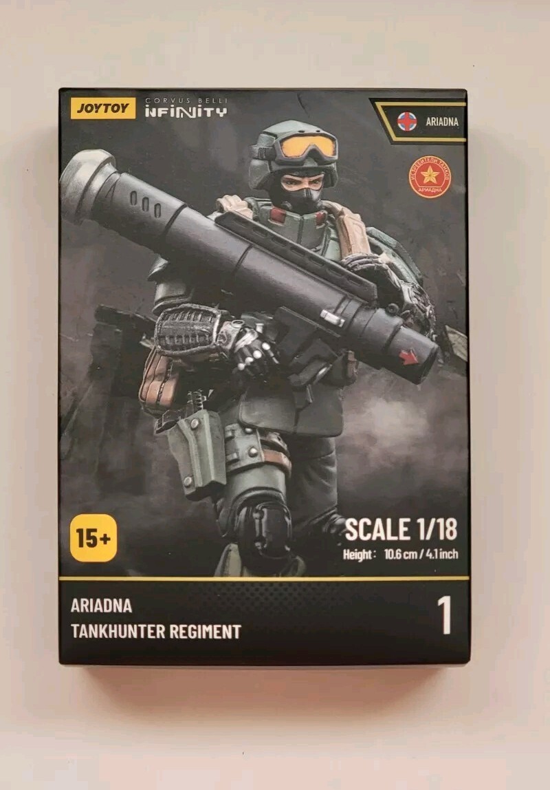 JOYTOY x Corvus Belli Infinity 1:18 Ariadna Tankhunter Regiment 1 Action Figure