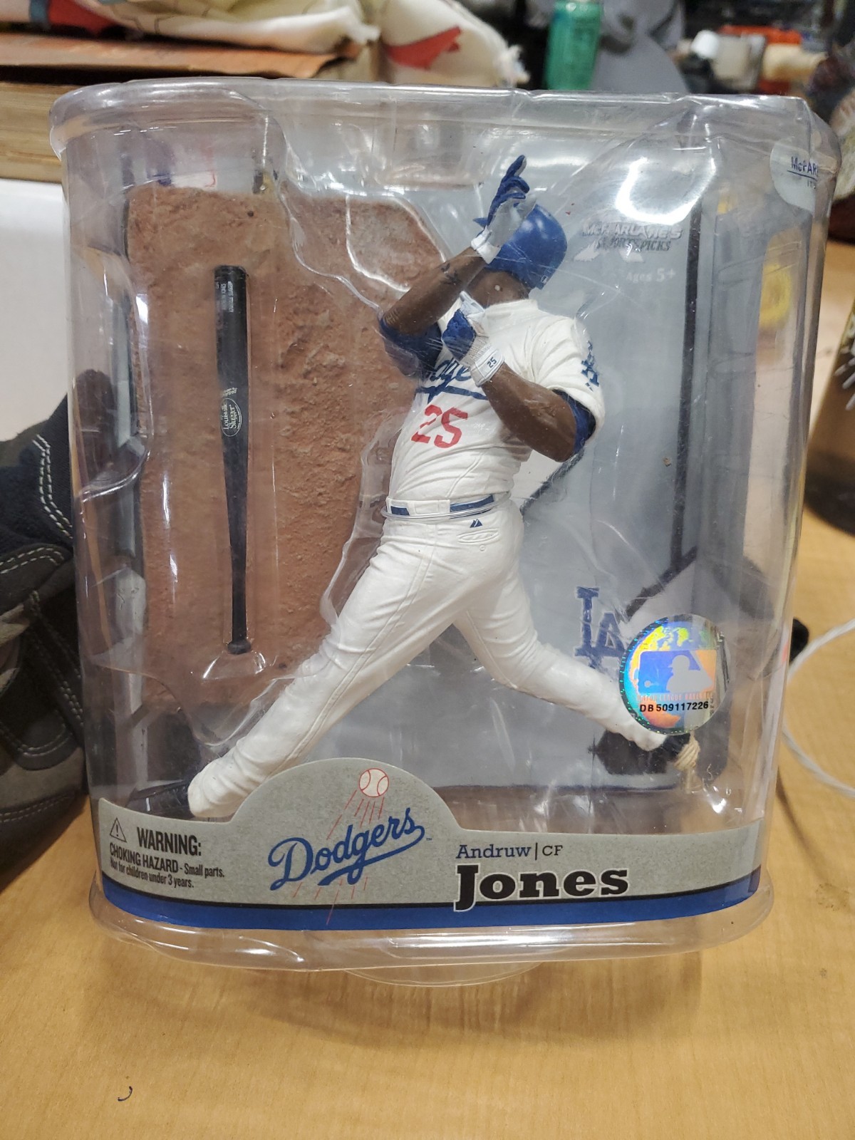 Andruw Jones McFarlane MLB Series 22 LA DODGERS EYE CHARCOAL CHASE HOF 