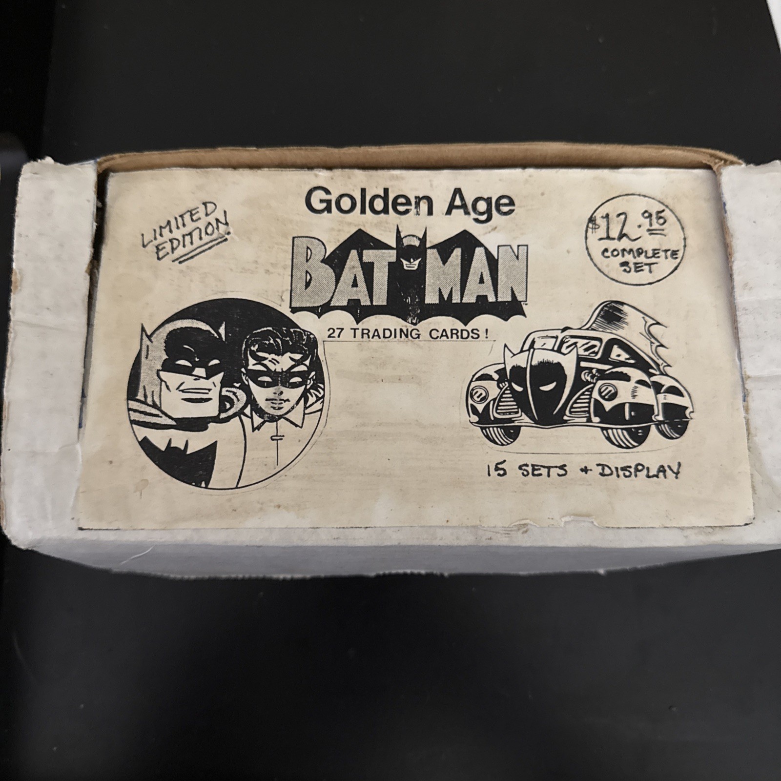 1940's 50's BATMAN GOLDEN AGE SET Limited 2000 Rare Box Lot 11 Sealed 1 Open