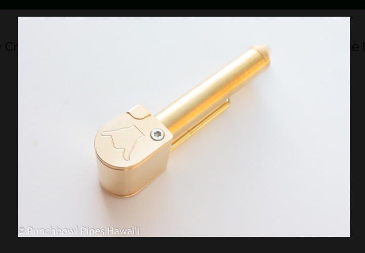Original Shaka Pipe Proto Pipe Brass CNC w/ Poker & Storage Chamber + Tool