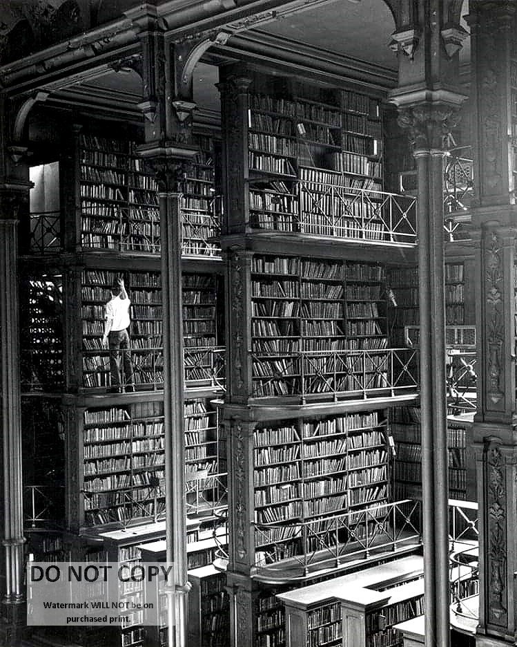 OLD CINCINNATI MAIN LIBRARY ON VINE STREET - 8X10 PHOTO (MW-542)