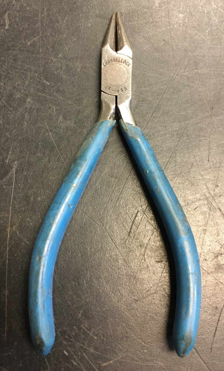 Channellock 45, Round Nose Pliers, USA, VINTAGE