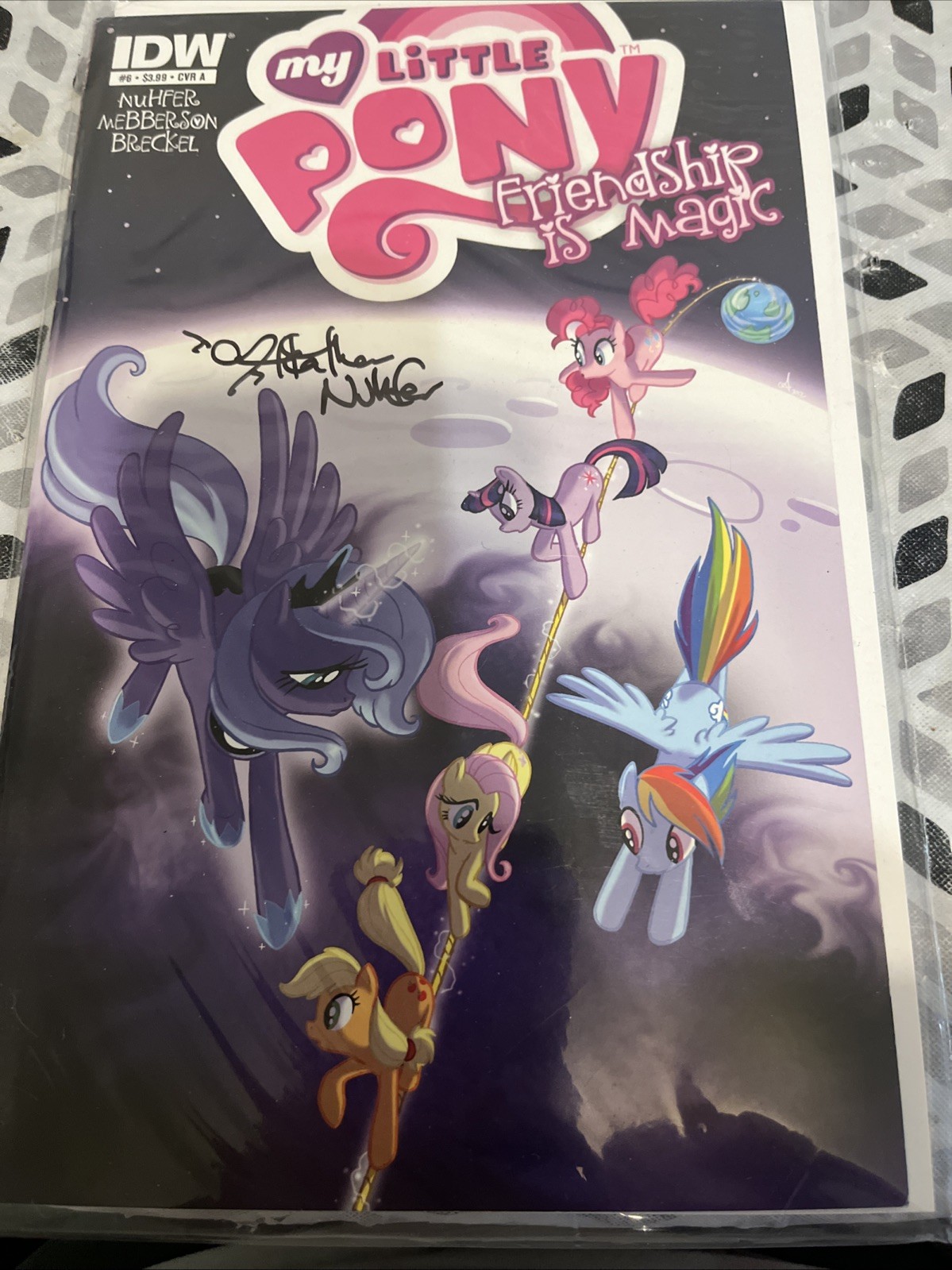 Iwd Comics My Little Pony Friendship Is Magic #6 Signed Copy