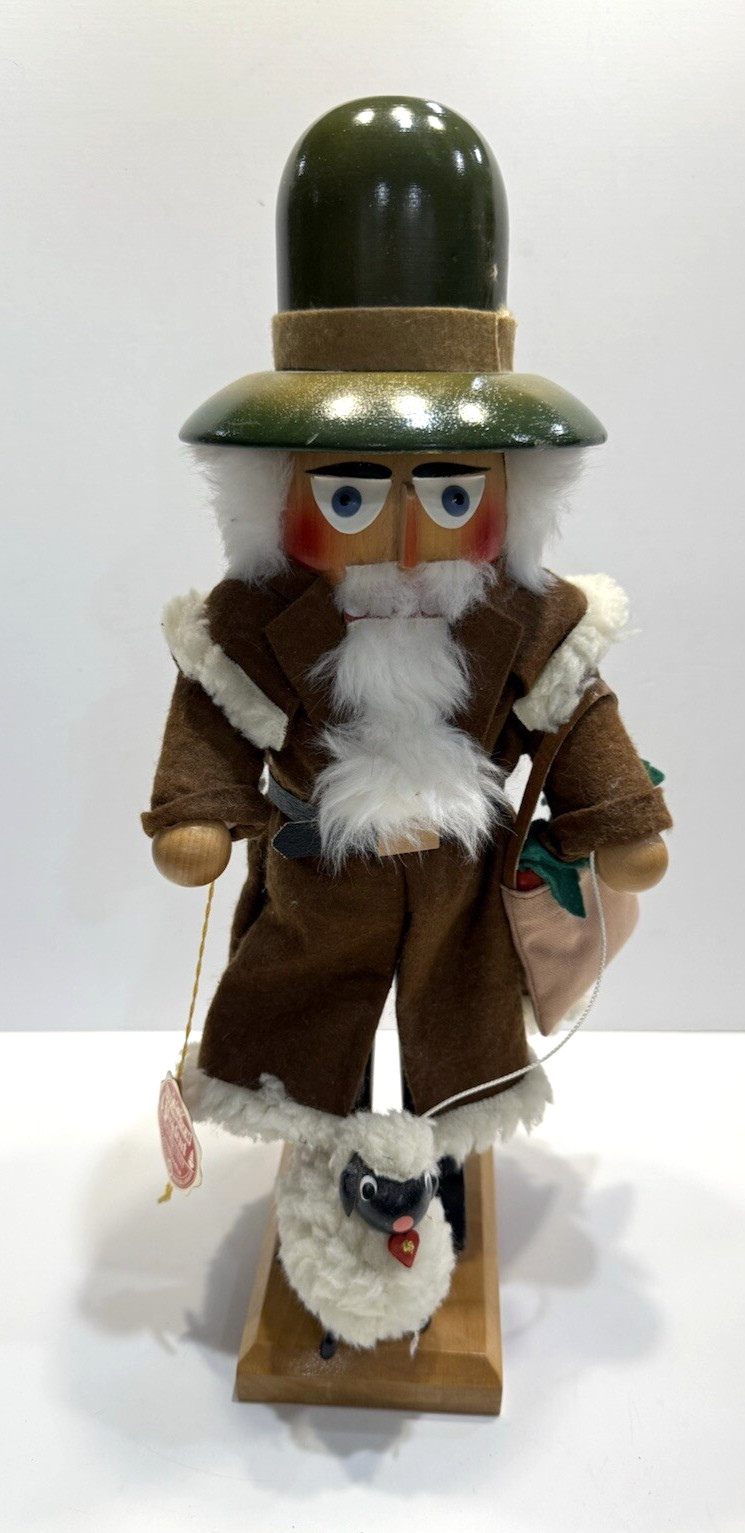 Steinbach German Sheep Herder Shepherd Wooden Nutcracker 15\
