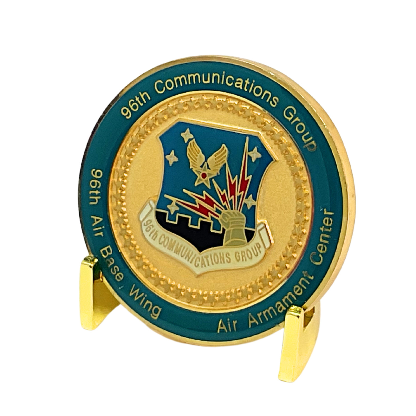 96th Communication Group Air Wing Base Unit Challenge Coin #716