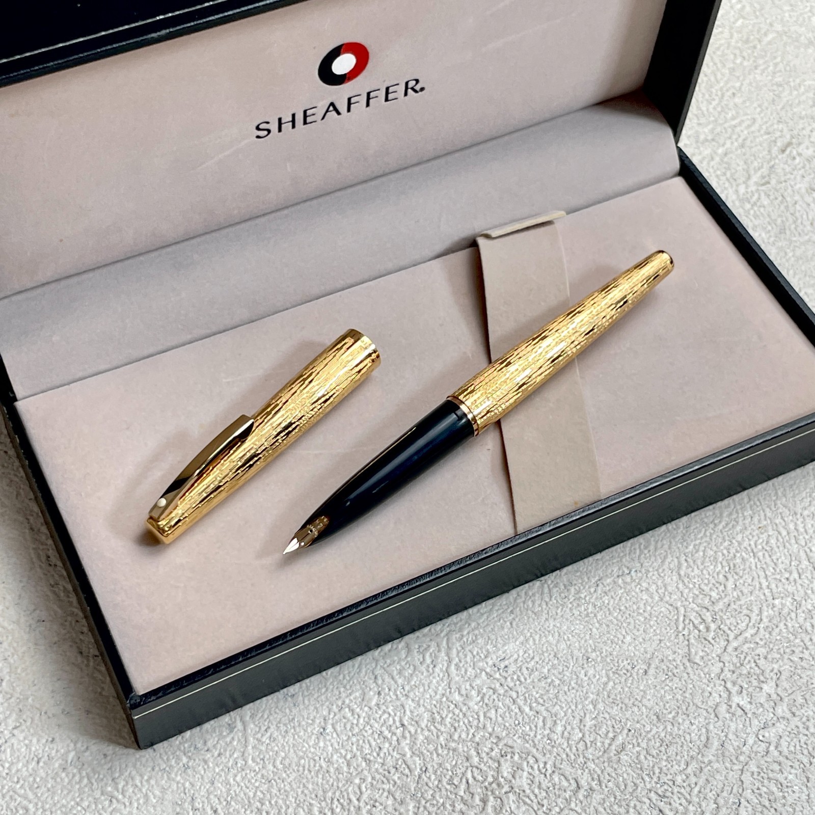 Rare 1970s Lady Sheaffer 921 Fountain Pen Flamme 14K Gold Nib Made in USA BS158