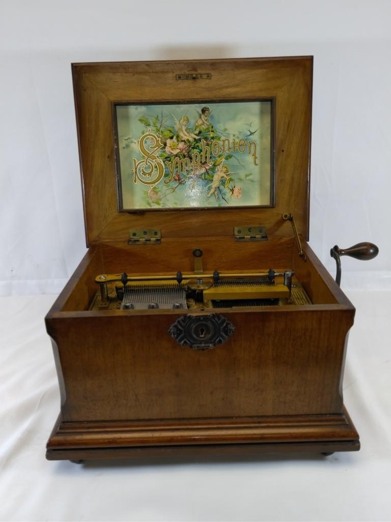 Antique 1890’s Double Comb Symphonion Musikwerke - 34880 (No Disc)