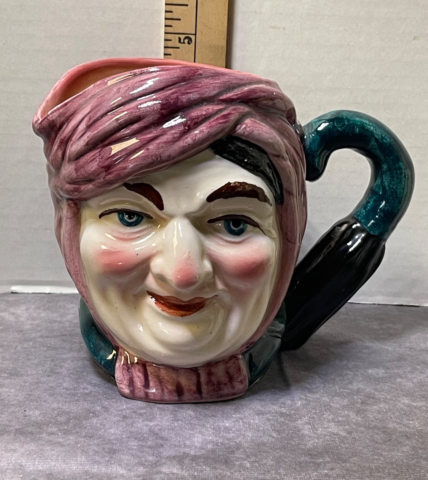 Vintage Hand painted Abe’s wick Ware Toby Jug Mug Sairey Gamp Paul’s 5151-1 Vintage Hand painted Abe’s wick Ware Toby Jug Mug Sairey Gamp Paul’s 5151-1